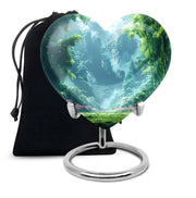 Forest Landscape Funeral Urn - Nature Cremation Urn For Human Ashes