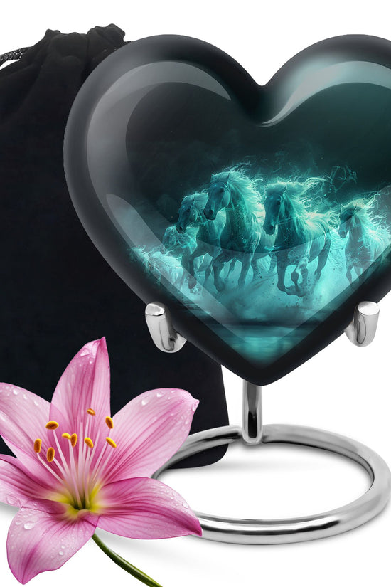 Horse Cremation Urns For Ashes - Memorial Urn For Adult Ashes
