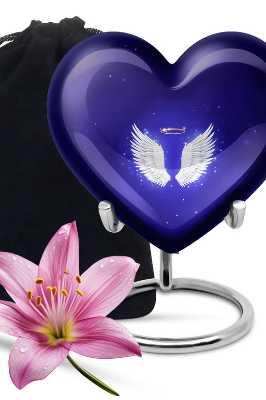 Angel Wings Cremation Urn - Spiritual Memorial Urn For Ashes