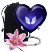Angel Wings Cremation Urn - Spiritual Memorial Urn For Ashes