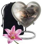 Dragon Storm Fantasy Memorial Urn - Artistic Aluminium Urn For Ashes