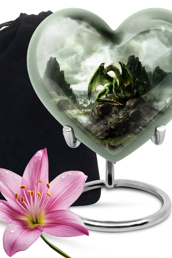 Golden Dragon Cremation Urn - Premium Memorial Urn For Adult Ashes