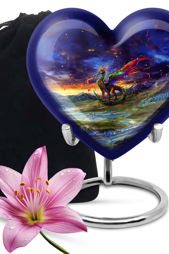 Dragon Universe Cremation Urn For Human Ashes - Celestial Memorial Urn