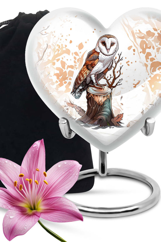 Nature Inspired Owl Urn – Beautiful Memorial Urn For Ashes