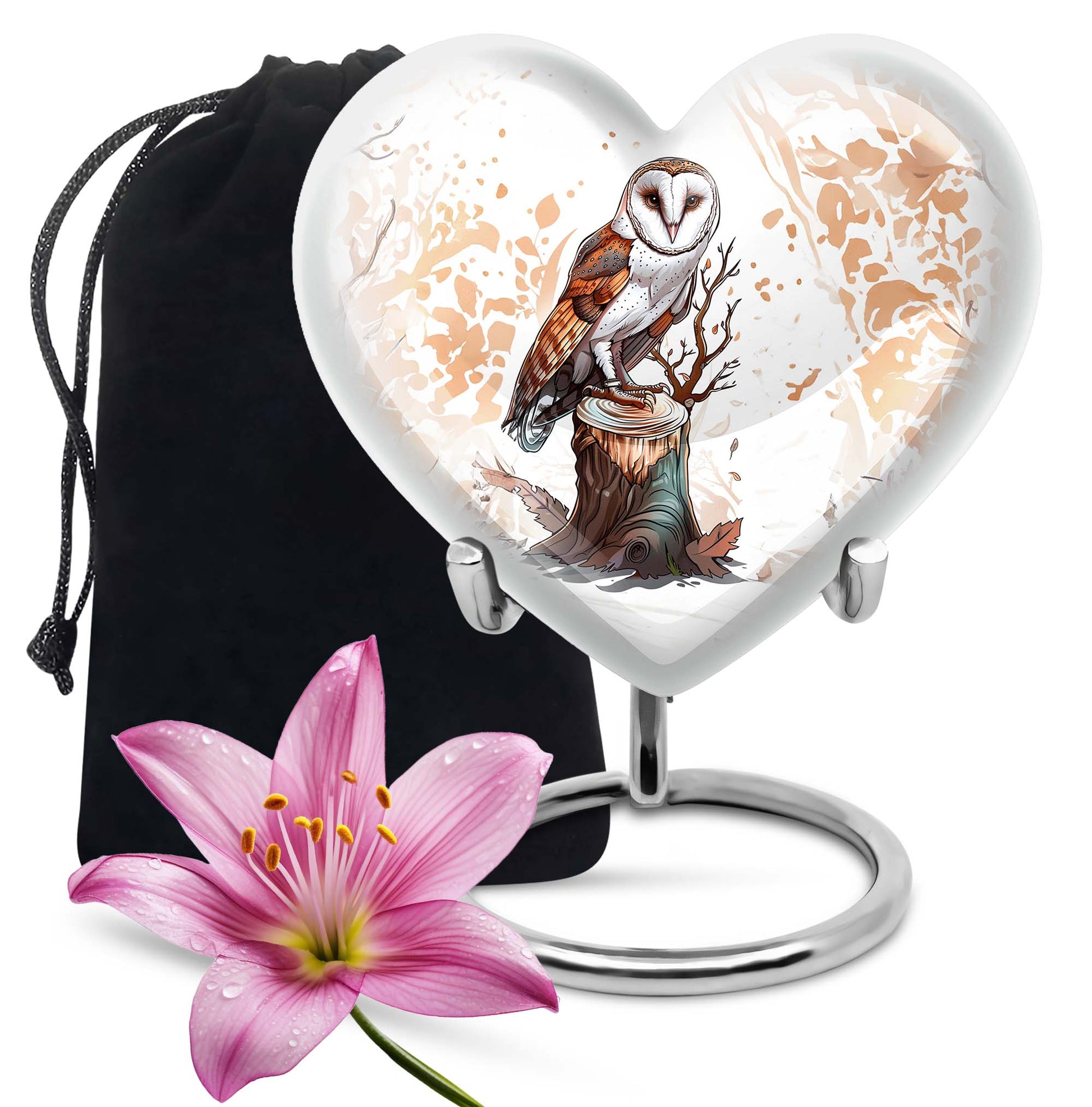 Nature Inspired Owl Urn – Beautiful Memorial Urn For Ashes