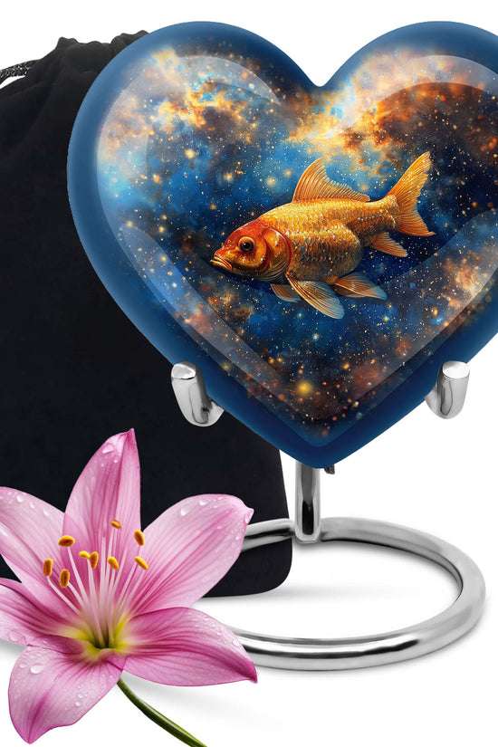 Ocean Fish Funeral Urn - Aluminium Cremation Urn For Adult Ashes