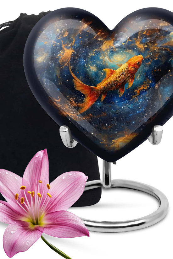 Fish Memorial Urn - Large Funeral Urn For Human Ashes