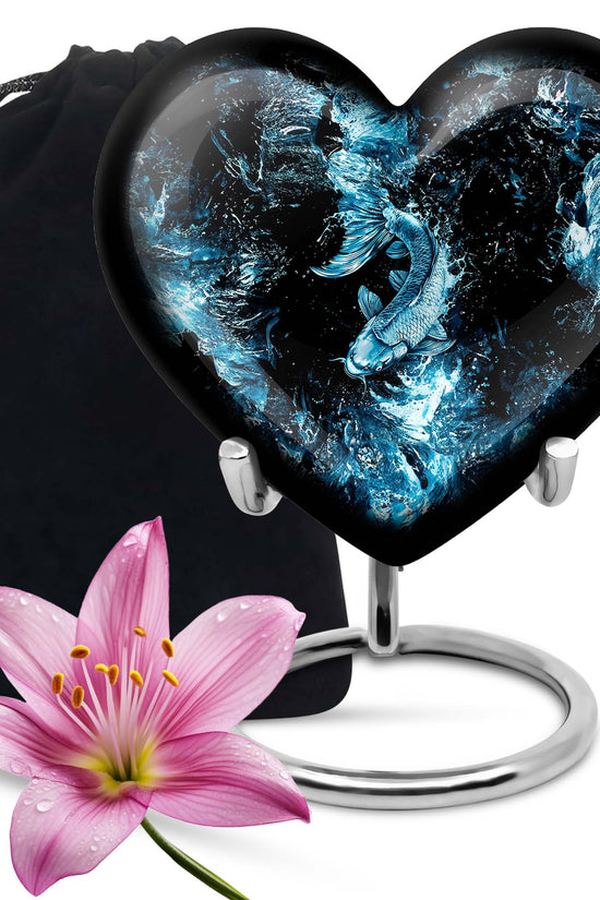 Fish Cremation Urn For Ashes - Nature Burial Urn For Human Ashes