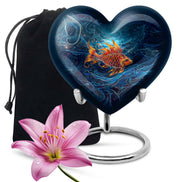 Fish Funeral Urn - Aluminum Memorial Urn For Adult Ashes