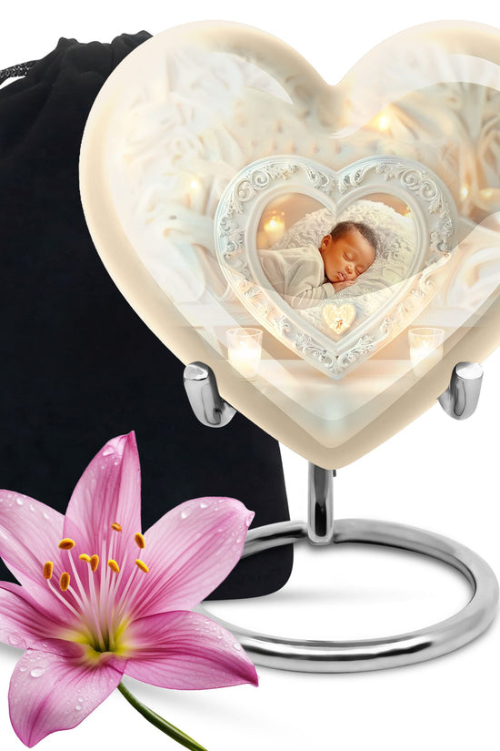 Child Memorial Urn For Ashes - Beautiful Cremation Urn For Loved Ones