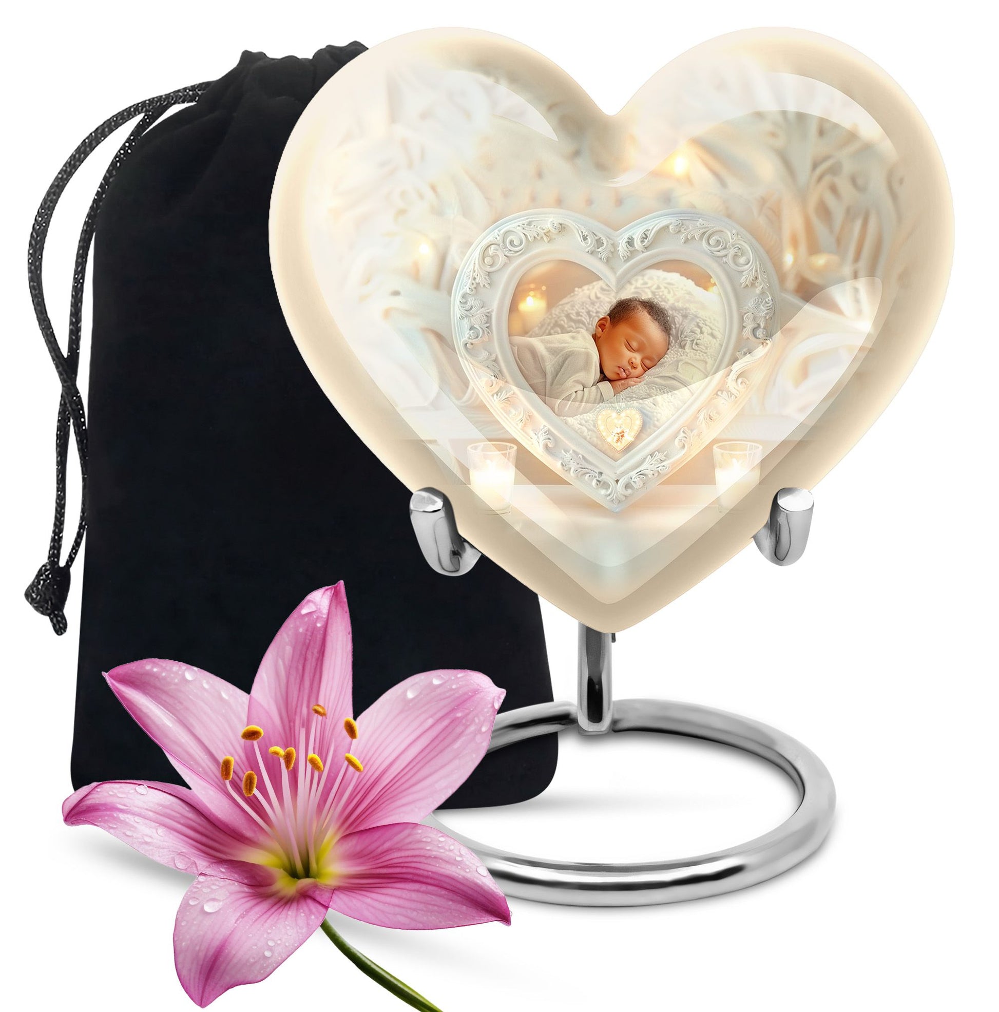 Child Memorial Urn For Ashes - Beautiful Cremation Urn For Loved Ones