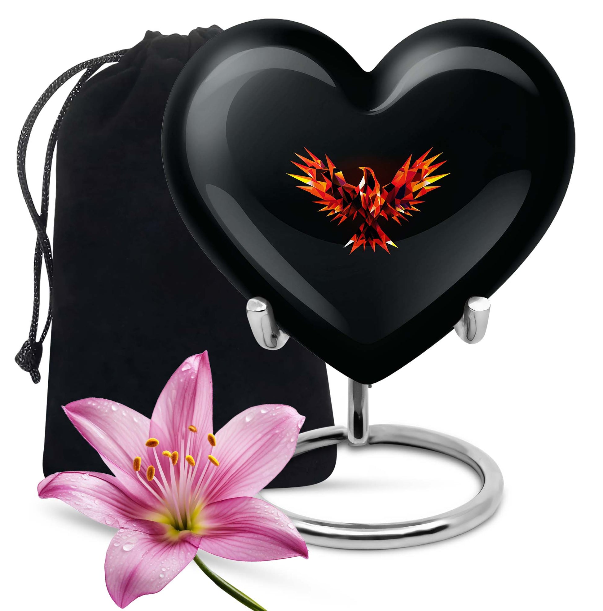 Phoenix Memorial Urn - Large Fantasy Memorial Urn For Ashes