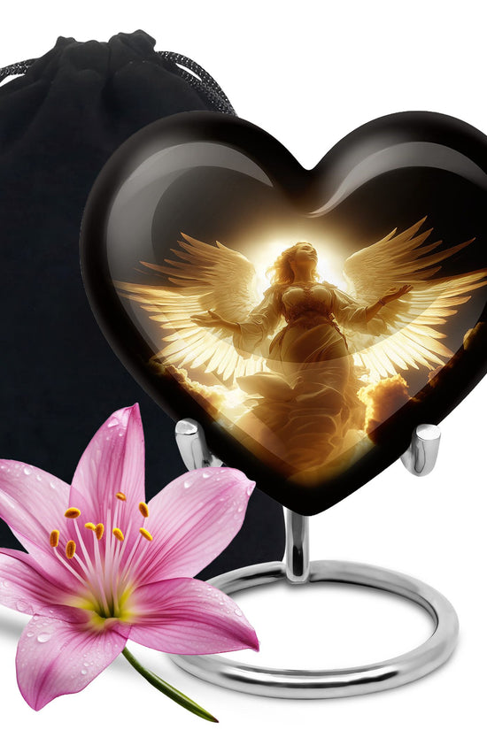 Divine Light Cremation Urn - Beautiful Angel Funeral Urn For Loved Ones