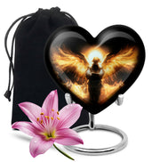 Beautiful Angel Cremation Urn – Elegant Golden Glow Urn For Loved Ones