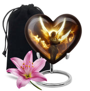 Angel Soul Memorial Urn - Peaceful Tribute of Light & Love Funeral Urn For Ashes