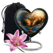 Monarch Butterfly Ashes Urn For Mom - keepsakes for ashes of loved ones