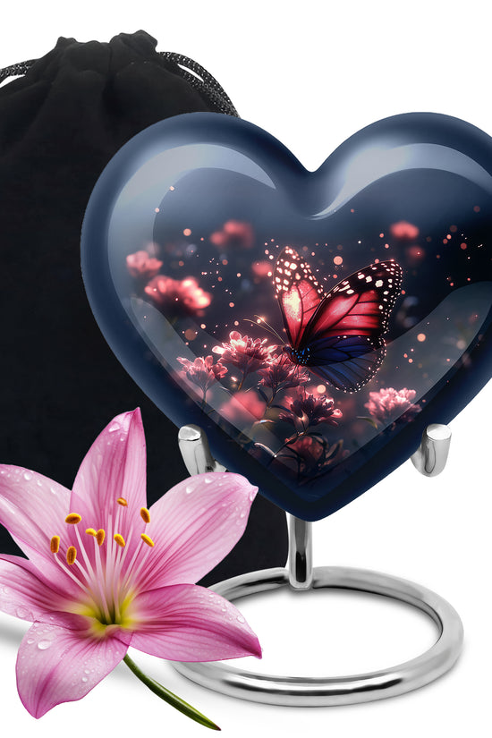 Magical Butterfly Cremation Urns - Moonlit Ashes Butterfly Urn
