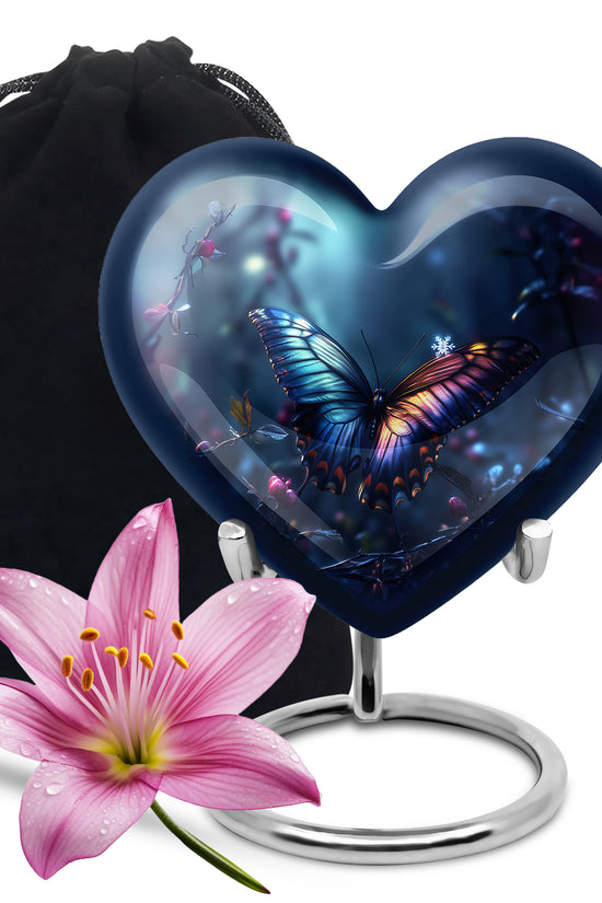 Magical Moonlit Butterfly Urn - Mesmerising Urns For Men & Women