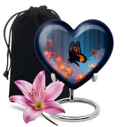 Majestic Butterfly Funeral Urn - Large Cremation Urn For Women