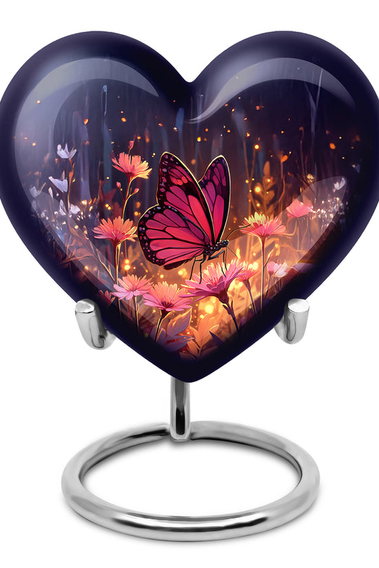 Personalized Blue Butterfly Cremation Urns for Ashes - Captivating 10-inch - Yatskia