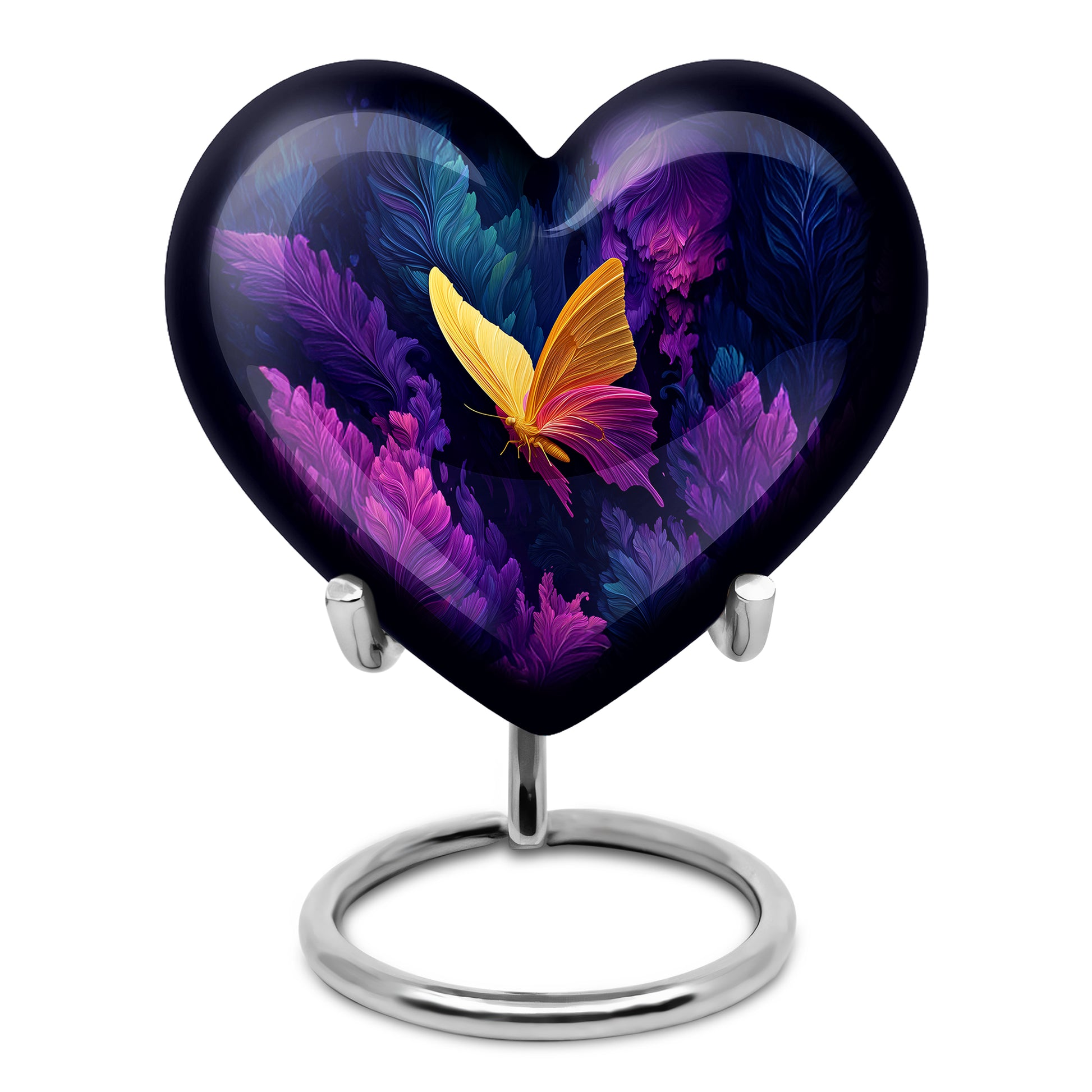 Blessed Butterfly Cremation Urns for Human Ashes - Blue 10-inch - Yatskia