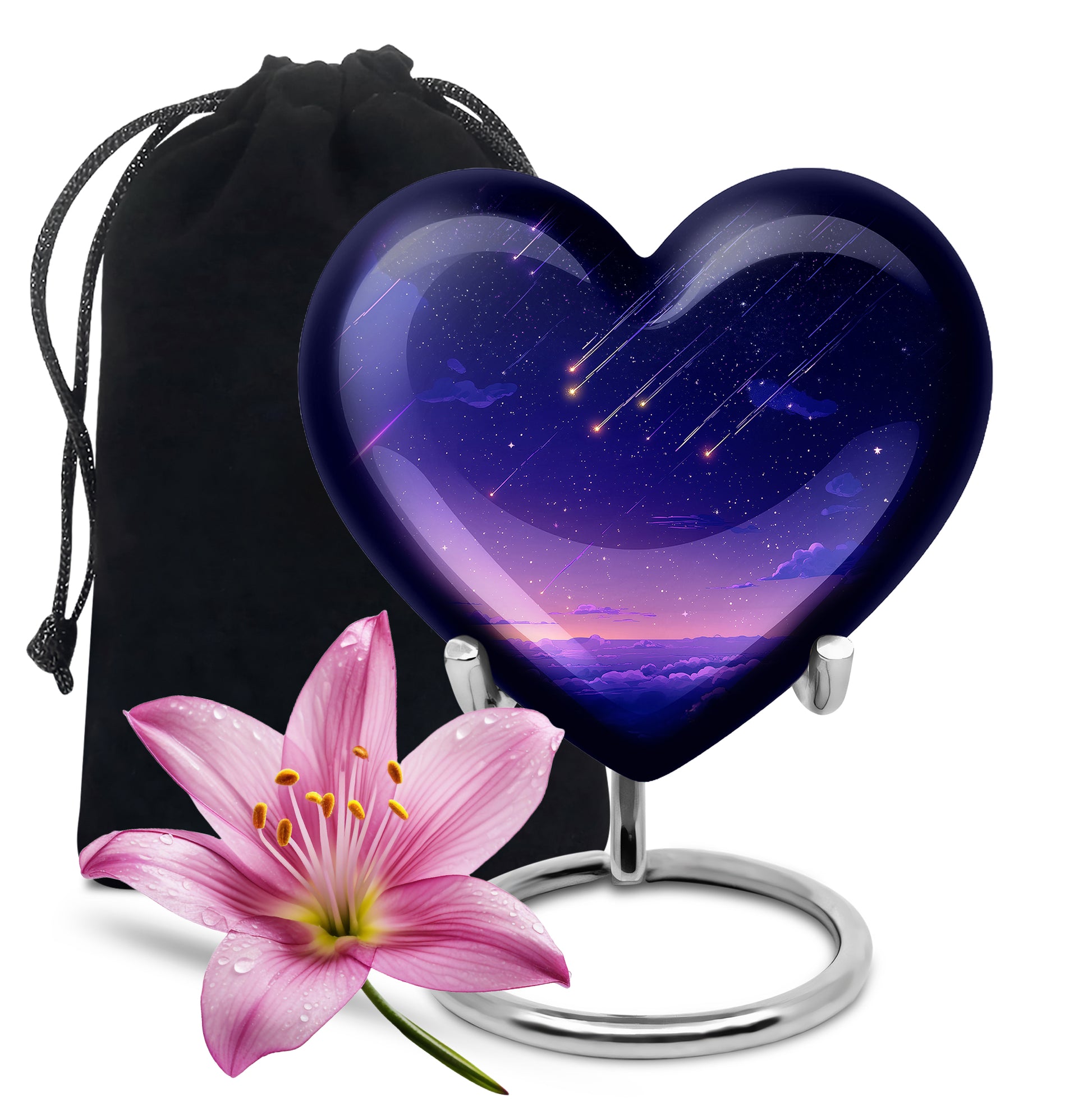 Shooting Stars Scenic Urn - Artistic Cosmic Tribute Urns For Ashes