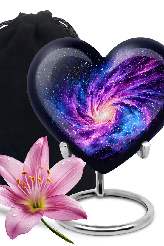 Black Galaxy Funeral Urn - Beautifully Crafted Urns For Human Ashes