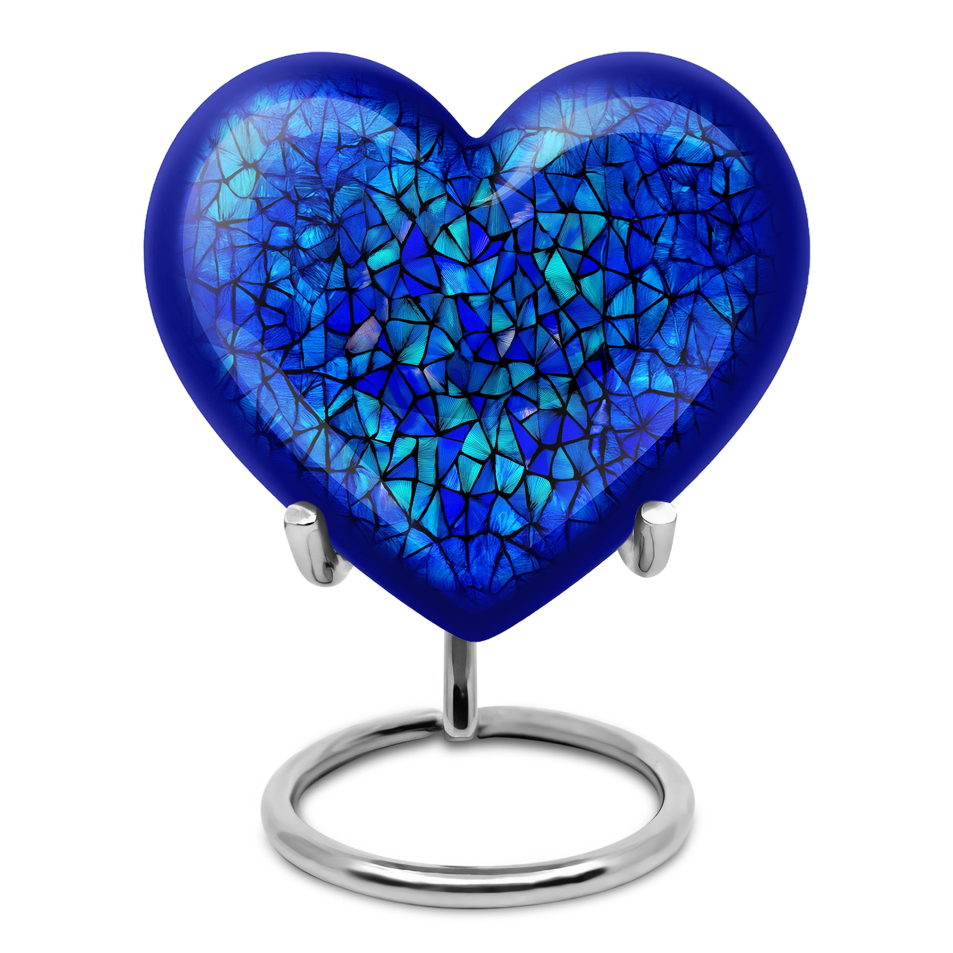 Blue Blue Cremation Urns - Opulent Celebration 10-inch, 200 cu in - Karyliz