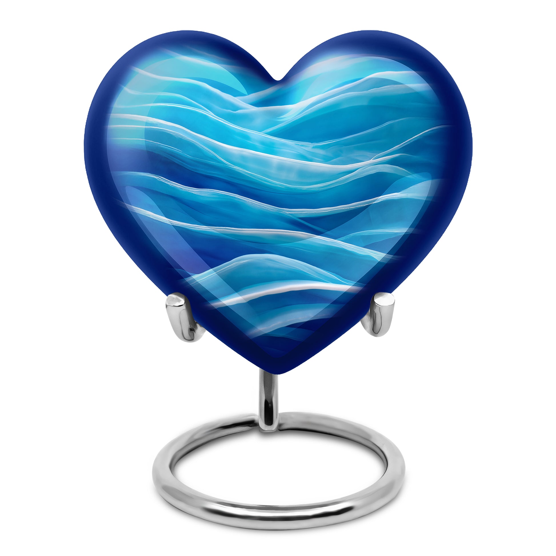 Blue Blue Heritage Cremation Urns for Human Ashes - 10-inch, 200 cu in - Karyliz