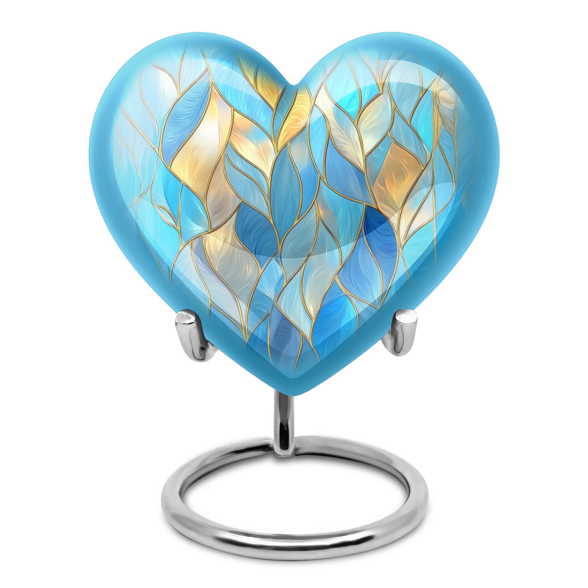 Personalized Blue Blue Cremation Urns for Ashes - Enchanting 10-inch - Karyliz