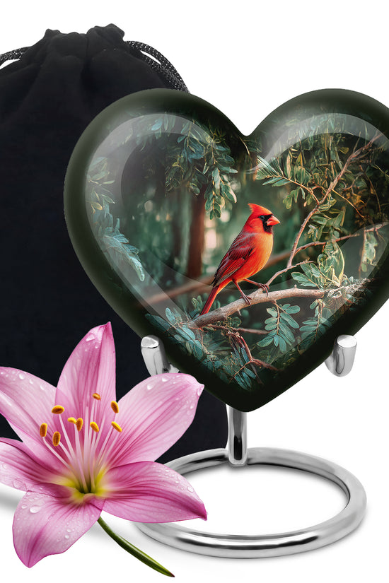 Bird Funeral Urn - Aluminium Cremation Urn For Male & Female
