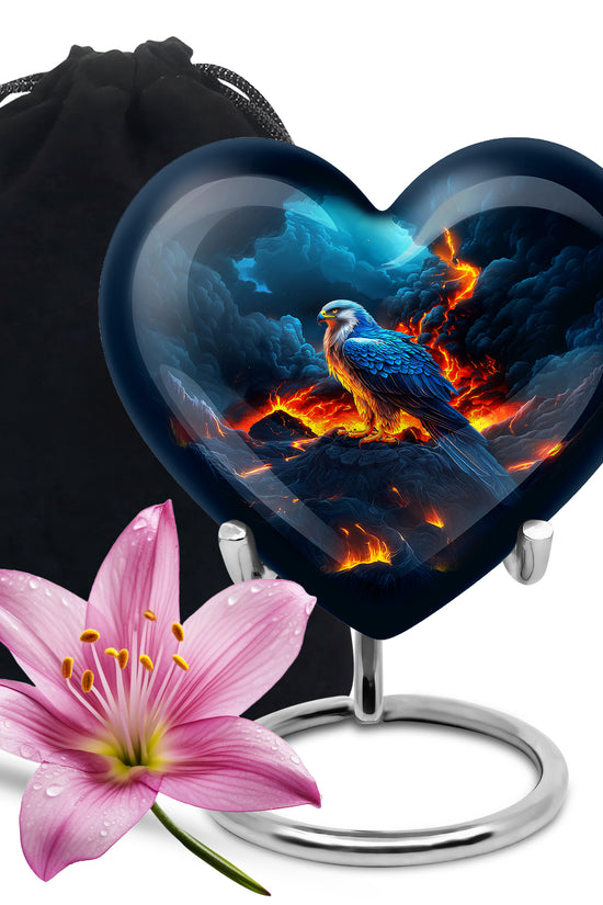 Volcano Mountain Funeral Urn - Engle Cremation Urn For Dad