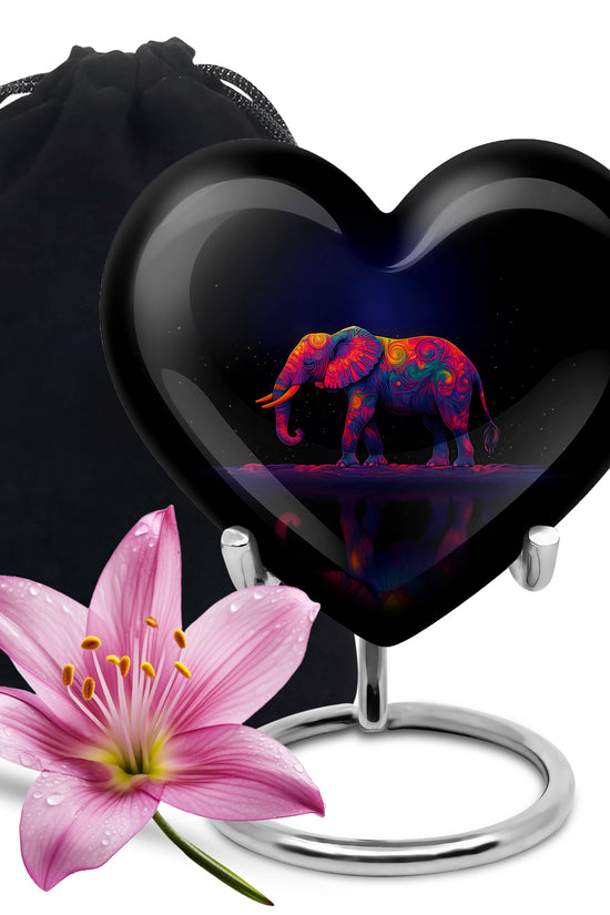 Colorful Elephant Urn – Artistic Cremation Urn For Loved Ones