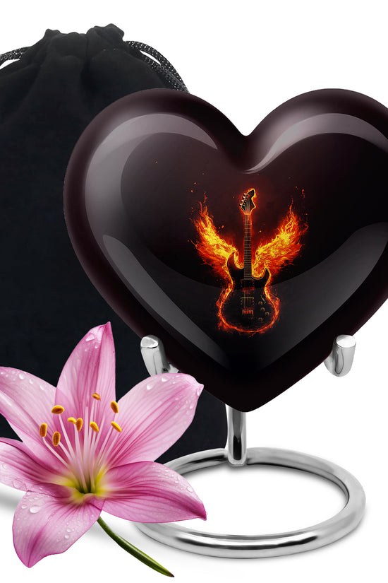 Firewings Guitar Urn - Unique Tribute Cremation Urns For Human Ashes