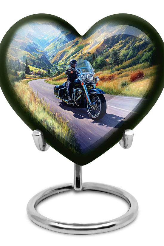 Blue Bike Cremation Urns - Imperial Tribute 10-inch, 200 cu in - Karyliz
