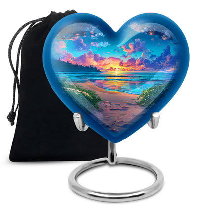 Beautiful Sunset Beach Funeral Urn - product image 4