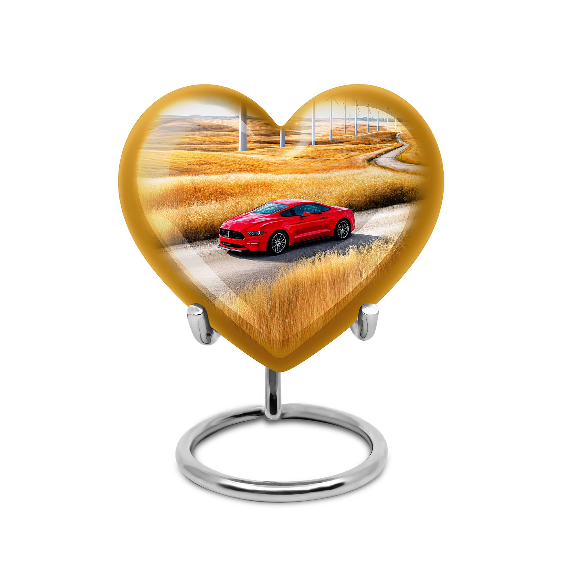 Remarkable Car Memorial Cremation Urns - Blue 10-inch, 200 cu in - Karyliz