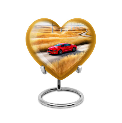 Remarkable Car Memorial Cremation Urns - Blue 10-inch, 200 cu in - Karyliz