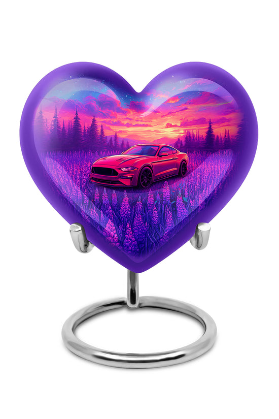 Regal Car Memorial Cremation Urns - Blue 10-inch, 200 cu in - Karyliz