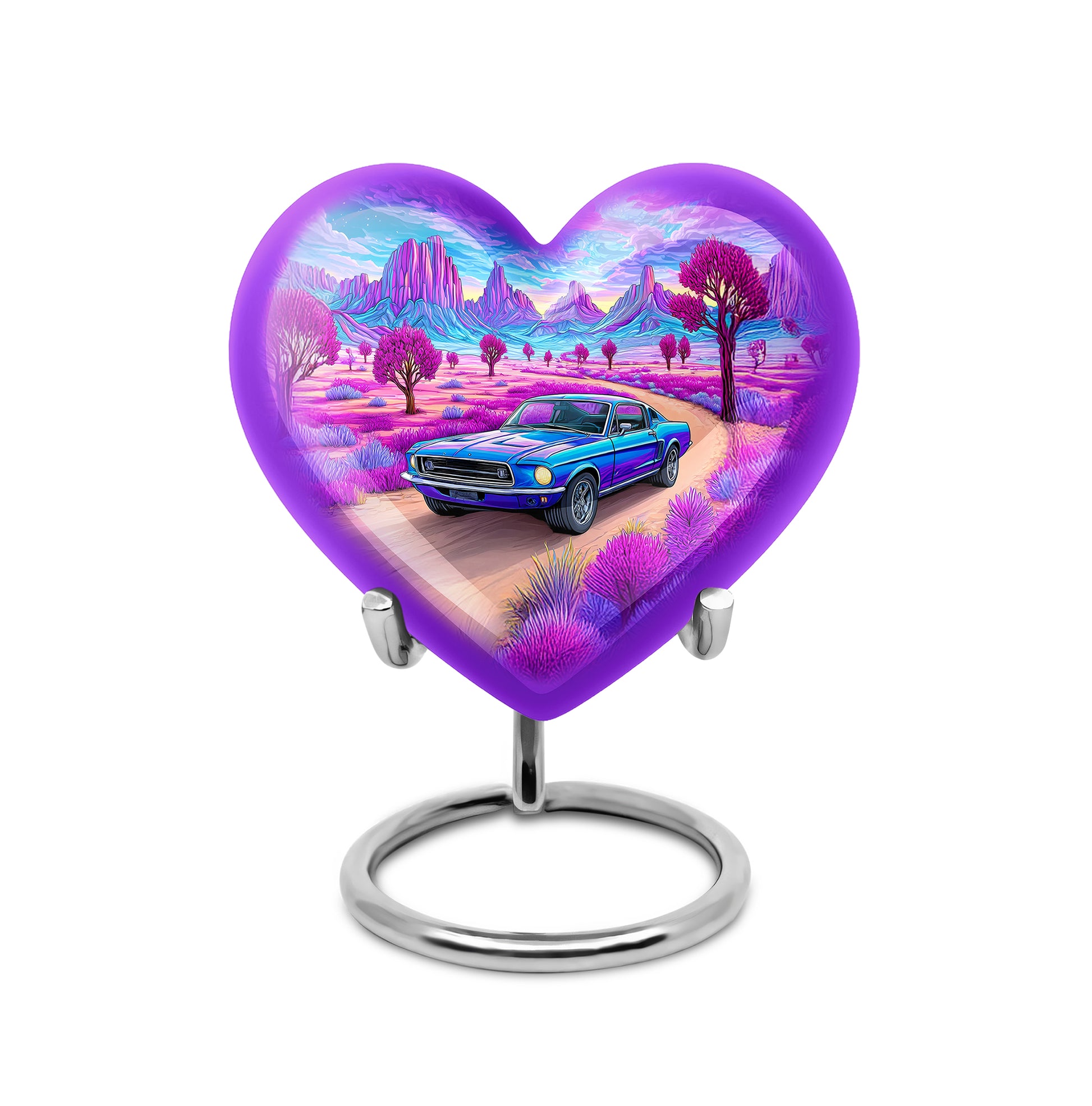 Personalized Car Cremation Urns - Eminent Blue 10-inch, 200 cu in - Karyliz