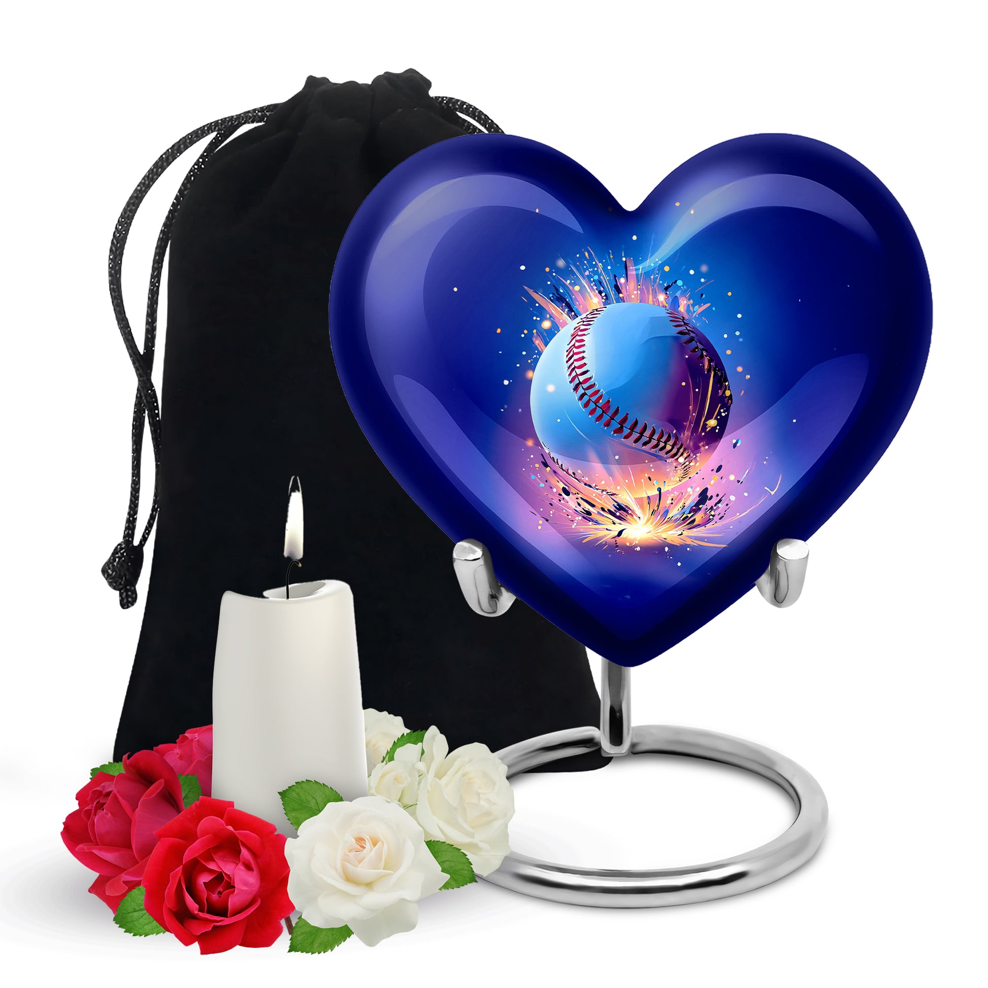 Baseball Energy Tribute Urn - Cremation Urn For Human Ashes Adult