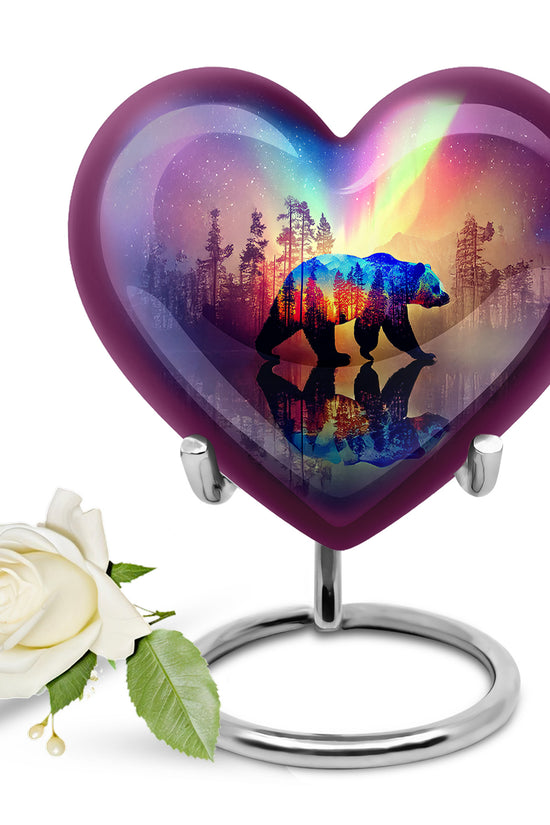 Blue Bear Cremation Urns - Opulent Haven 10-inch, 200 cu in - Yatskia