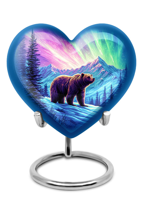 Pink Bear Cremation Urns - Honored Devotion 10-inch, 200 cu in - Yatskia