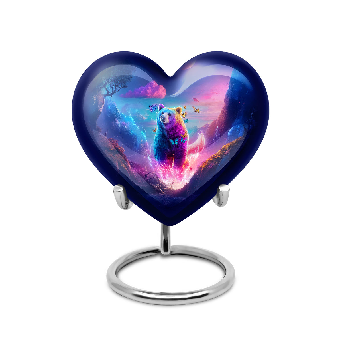 Blue Bear Cremation Urns - Honored Tribute 10-inch, 200 cu in - Yatskia