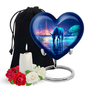 Unicorn Lake Memorial Urn - Cremation Urn For Male & Female