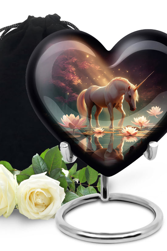 Magical Unicorn Memorial Urn - Beautiful Memorial Urn For Human Ashes