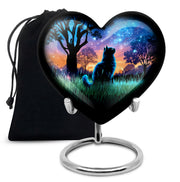 Cat Funeral Urn - Glowing Star Cremation Urn For Cat Ashes