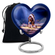 Native American Scenic Funeral Urn - Cremation Urn For Adult Ashes