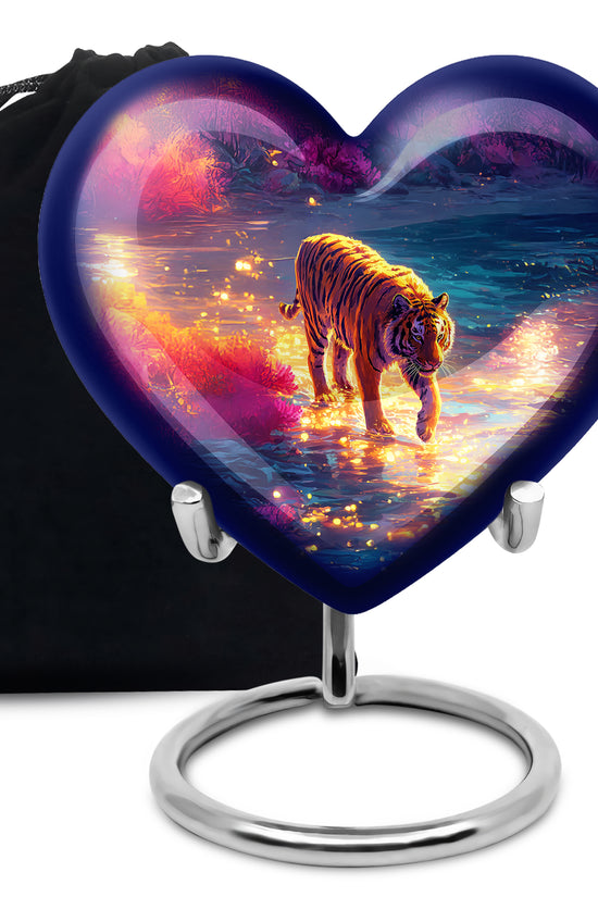 Animal Cremation Urn - Tiger Memorial Urn For Human Ashes