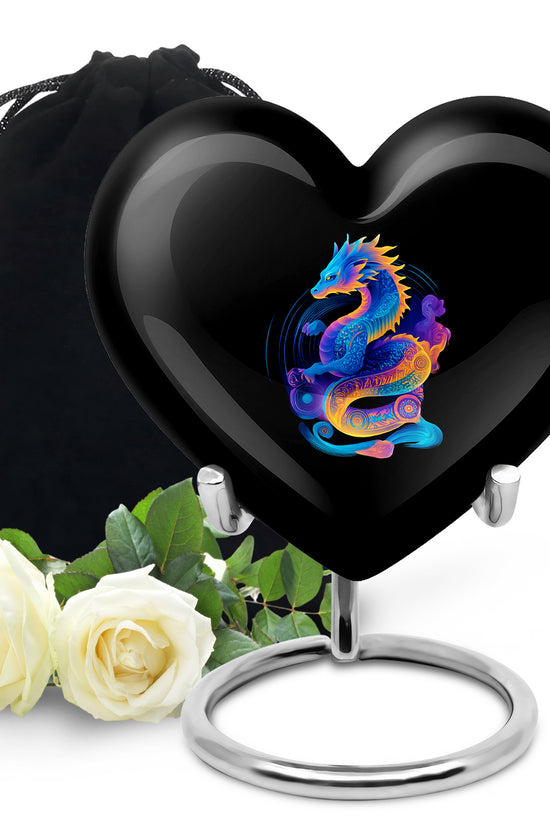 Dragon Memorial Urn - Colorful Cremation Urn For Loved Ashes